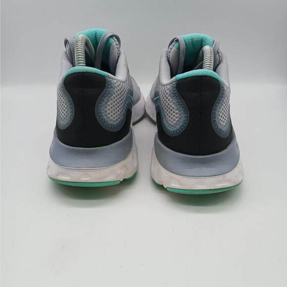 Nike Renew Run Running Sneakers Athletic Sky Gray Hyper Turquoise Size 10 - Picture 4 of 11